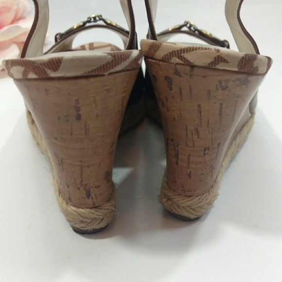 Etienne Aigner Olexa Peep Toe Wedges - Picture 6 of 8